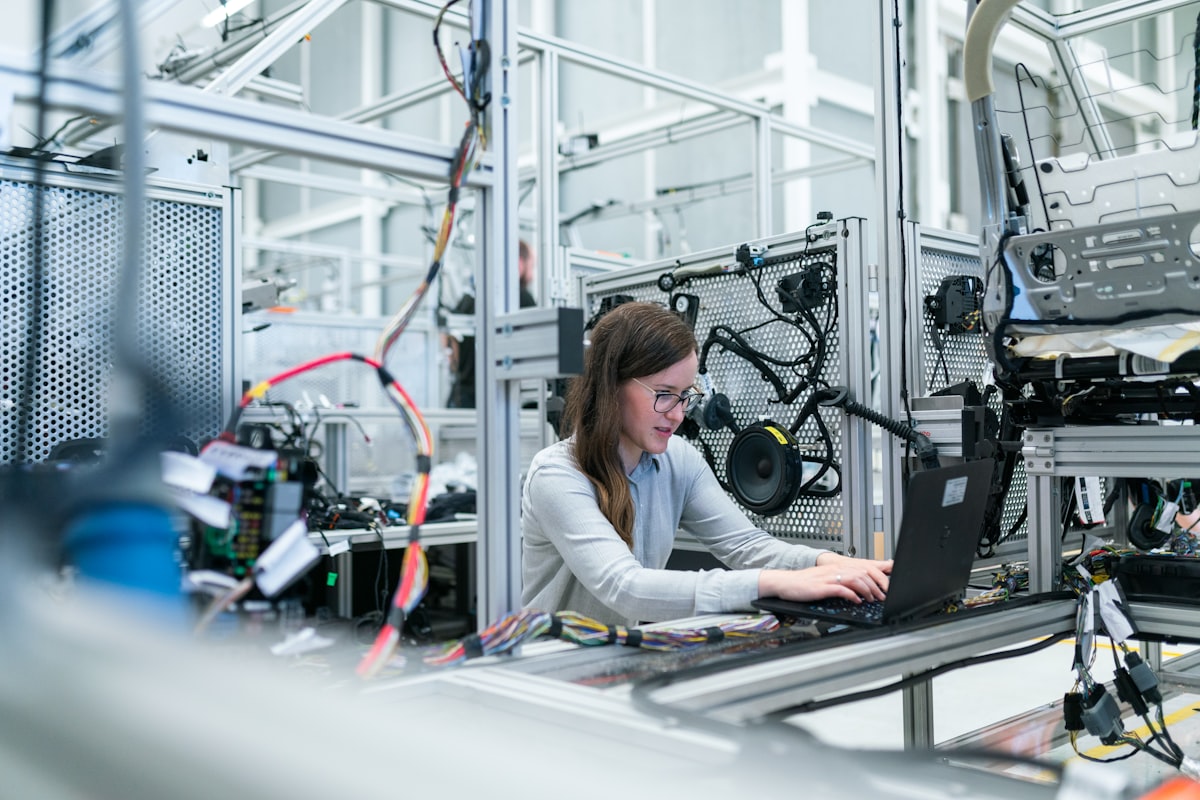 IT technician working
